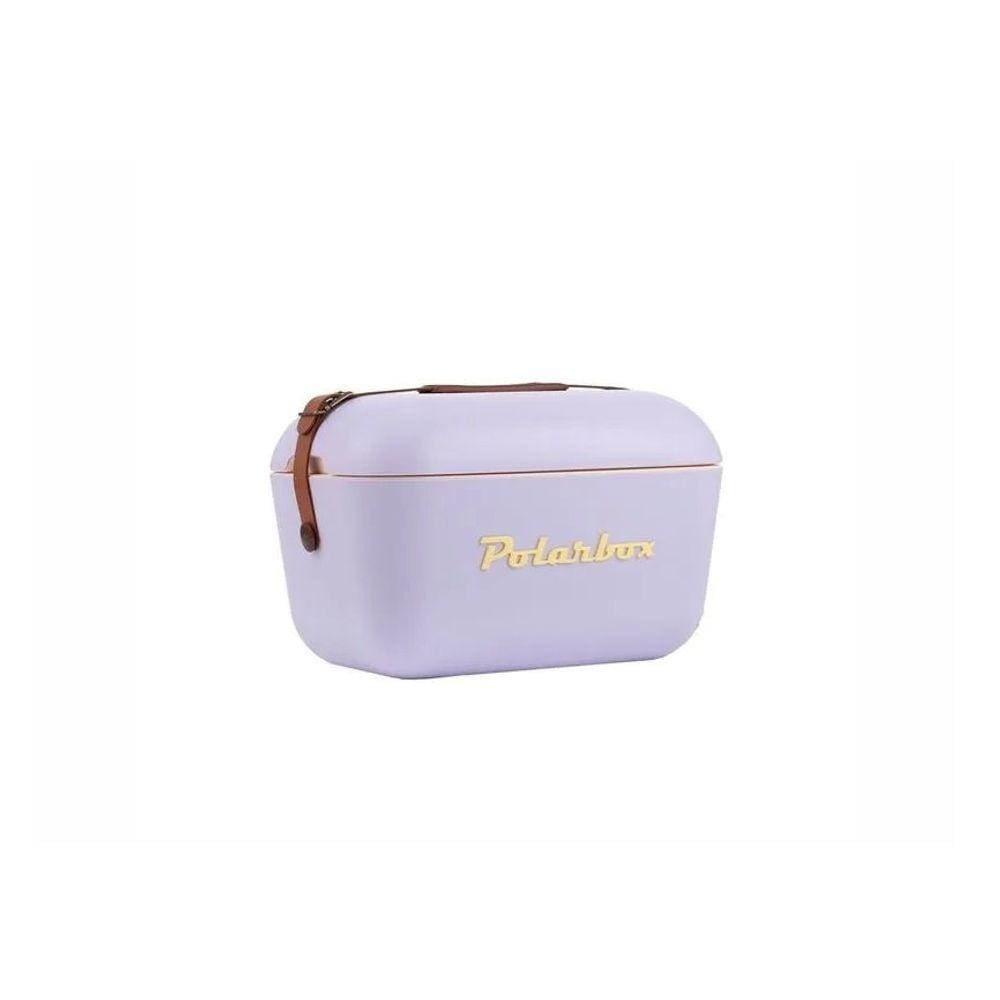 Bolsa Térmica Cooler Retrô Com Alça Em Couro 12 Litros - Polarbox