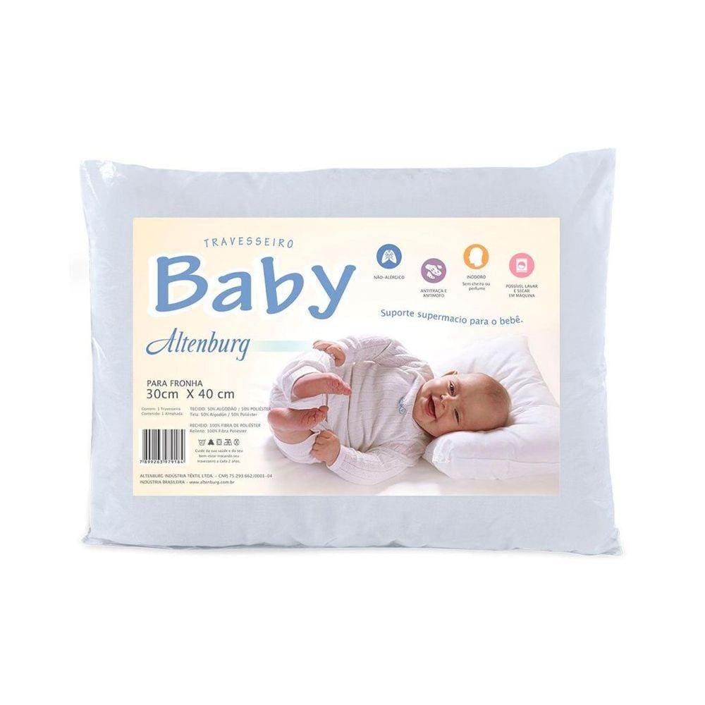 Travesseiro Baby Antialérgico 30x40cm - Altenburg