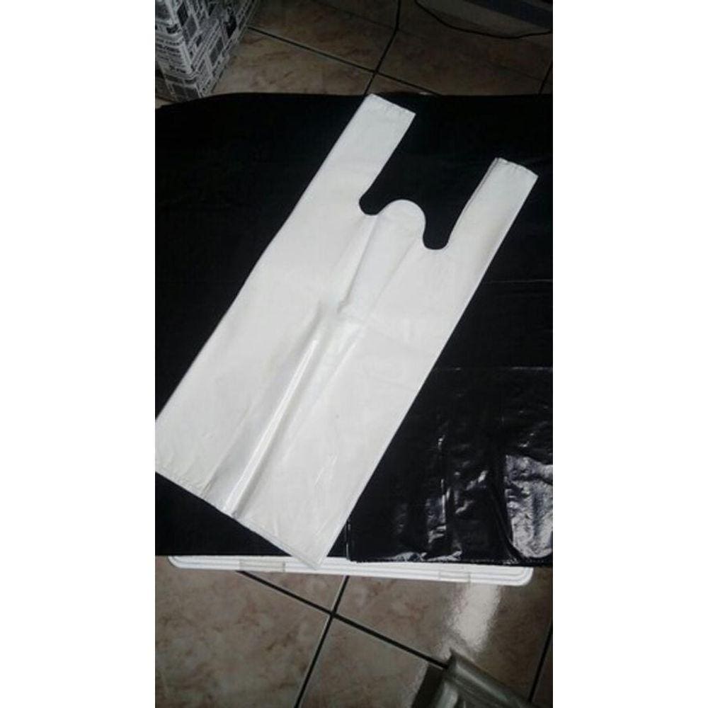 Sacolas Plásticas Branca Reciclada Grossa 15 kg