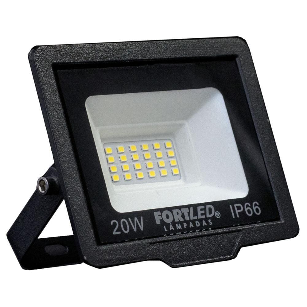 Kit 5 Refletores de Led 20W Fortled