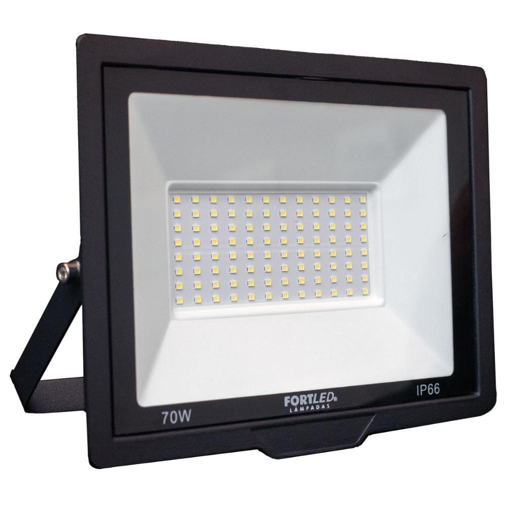 Kit 10 Refletores de Led 70W Fortled
