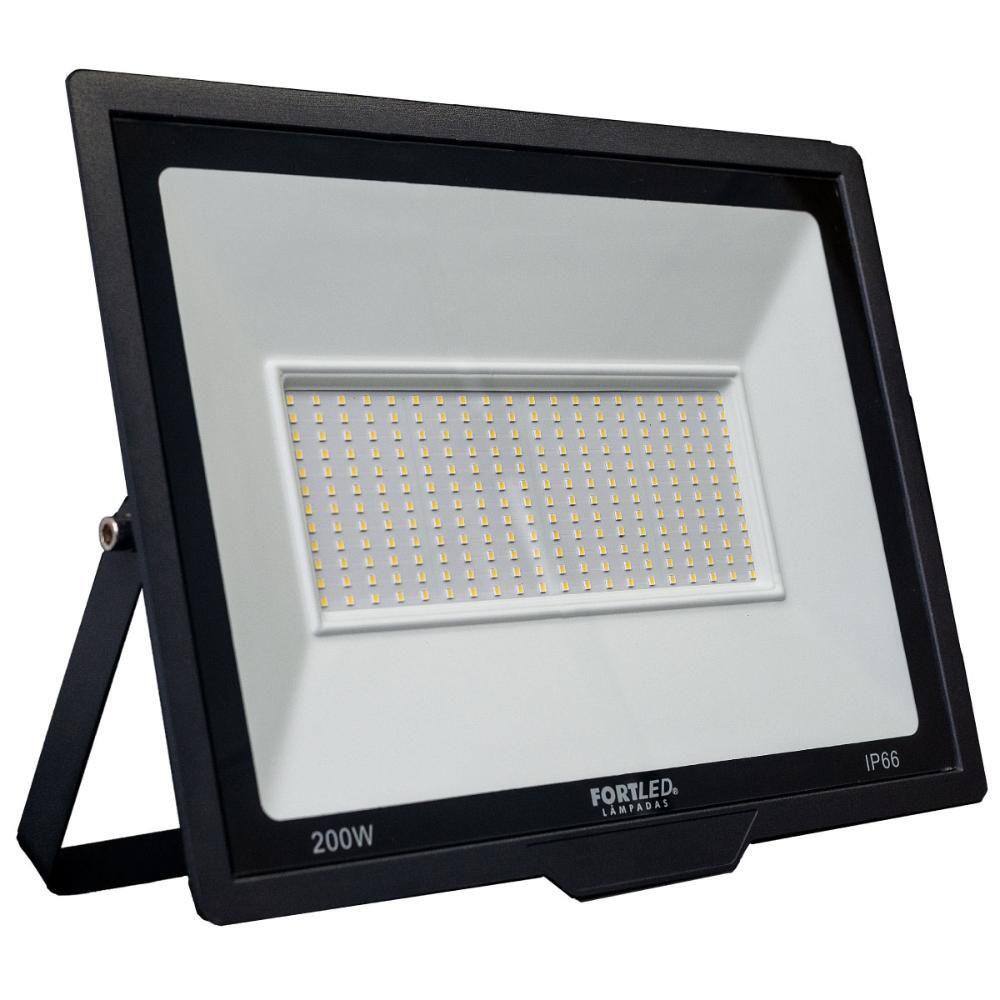 Kit 2 Refletores de Led 200W Fortled