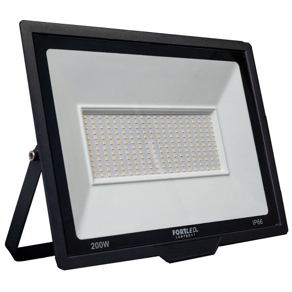Kit 5 Refletores de Led 200W Fortled