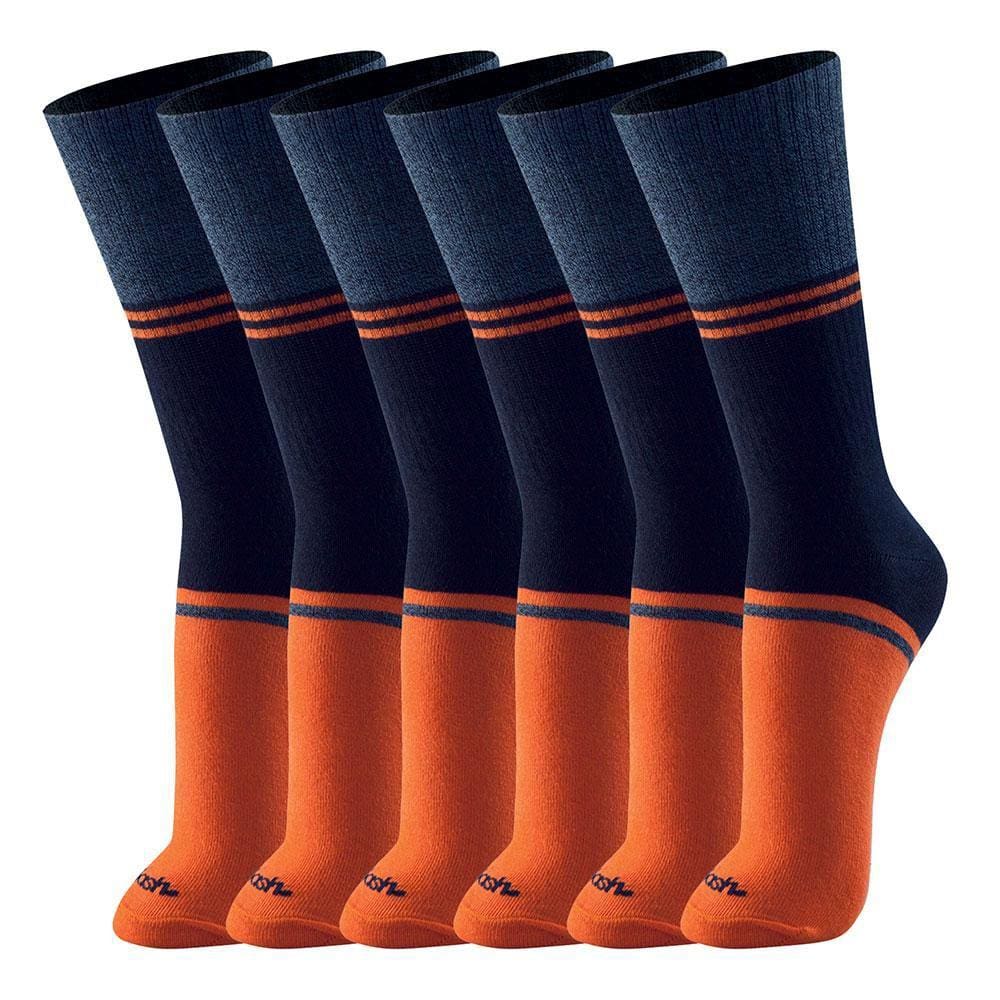 Kit 6 Meias Mash Esportiva Cano Longo Masculina 211.12