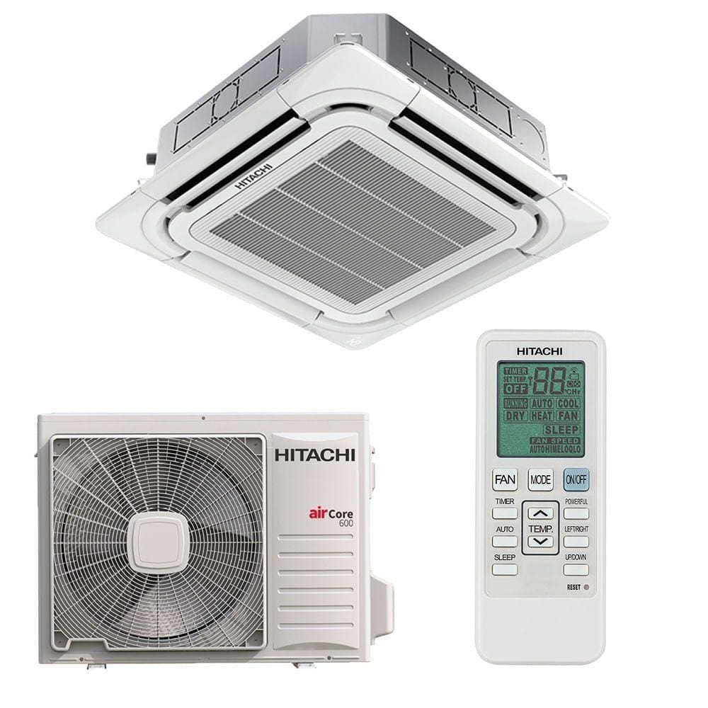 Ar Condicionado Split Cassete Inverter 4 Vias 24.000BTUS Quente/Frio 220v Hitachi