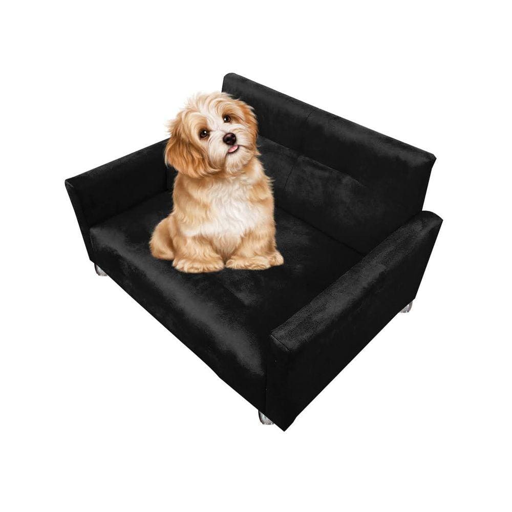 Poltrona Sofazinho Pet Caes e Gatos Porte Medio e Pequeno Bob Preto