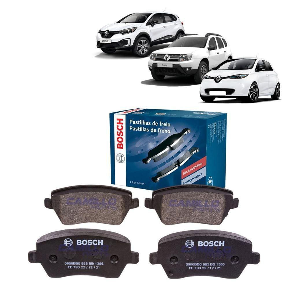 Pastilha De Freio Dianteira Bosch Captur Duster 1.6 Zoe