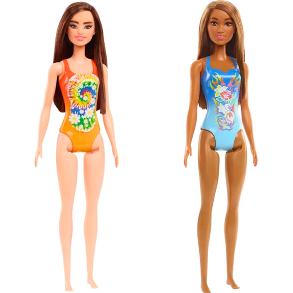 Kit Boneca Barbie Moda Praia + 5 Roupas E Acessórios Mattel