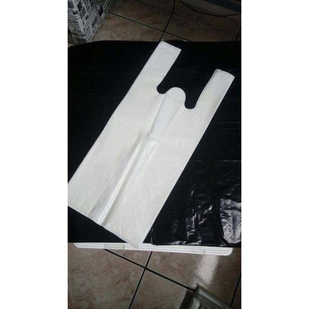 Sacolas Plásticas Branca Reciclada - 5kg Resistente