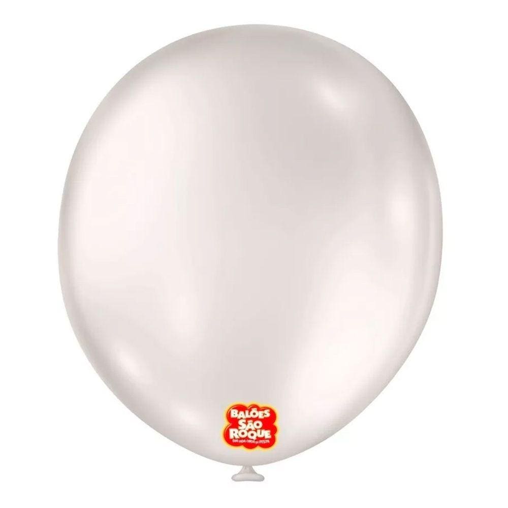 Balao Sao Roque Branco N16 Perolado Festa Aniversario Evento