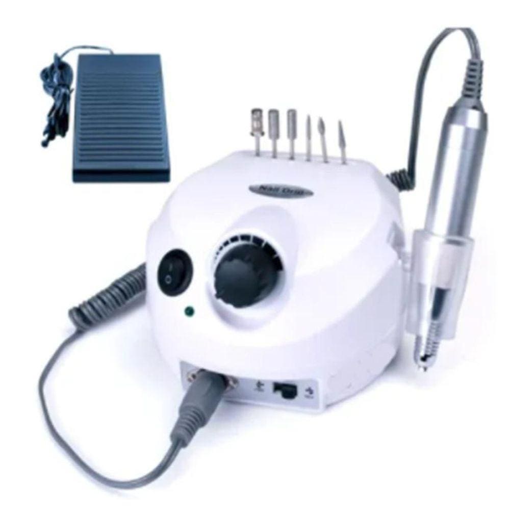 Lixa Elétrica Unha Porquinho Nail Drill Pedal