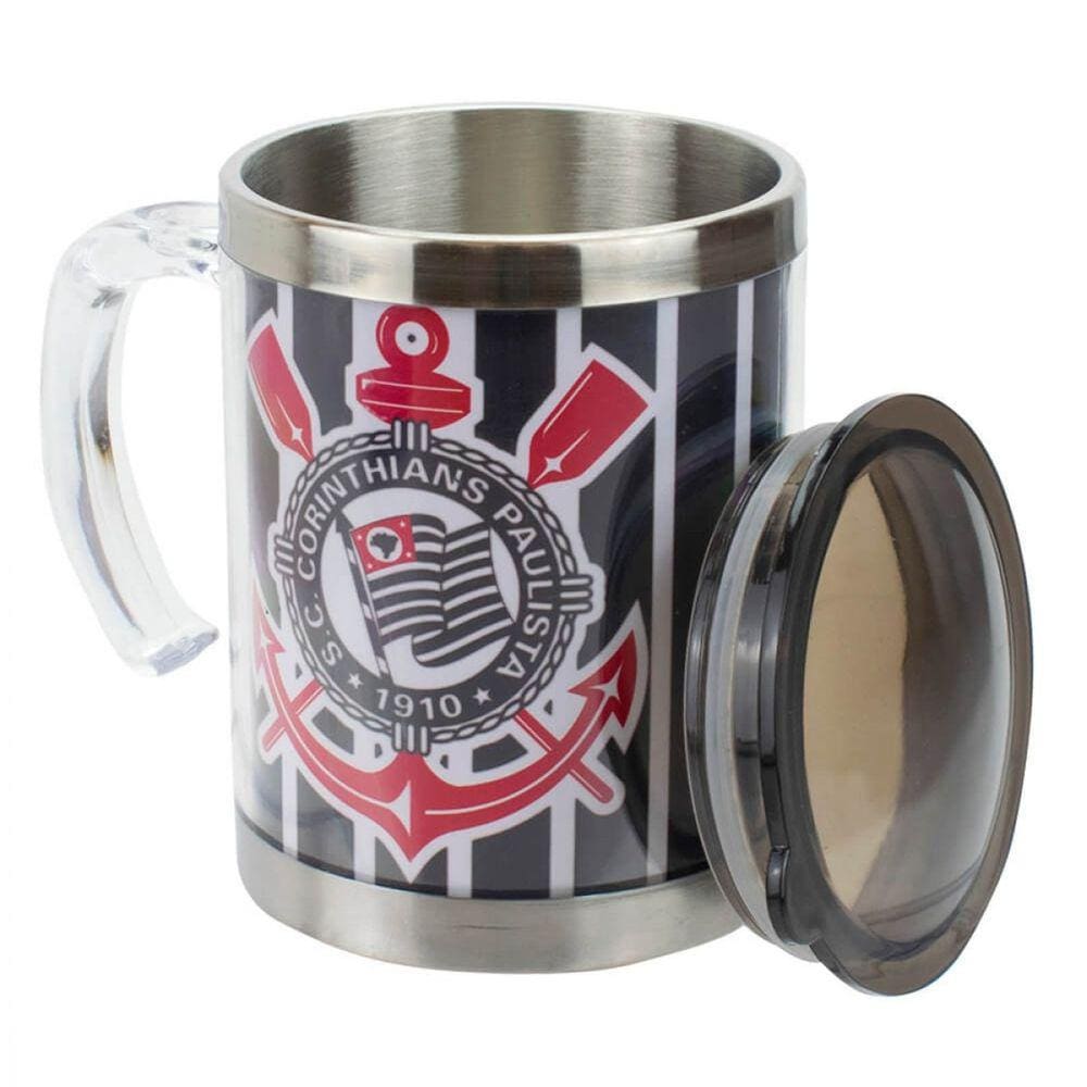 Caneca Corinthians Térmica 450 ML - QH004F-1