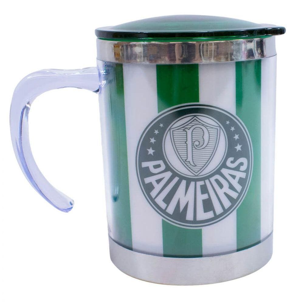 Caneca Palmeiras Térmica 450 ML - QH004E-3
