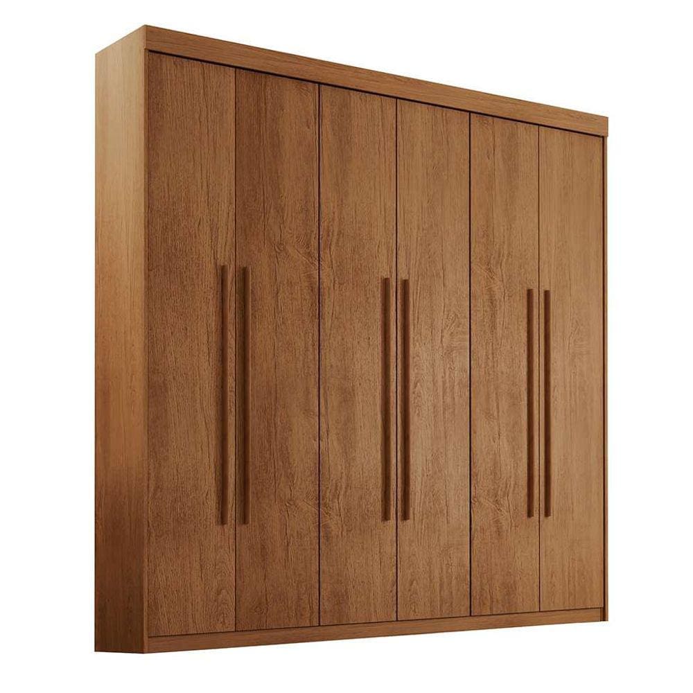 guarda-roupa casal xangai 6 pt 2 gv imbuia