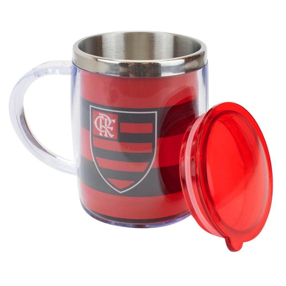 Caneca Flamengo Térmica 450 ML - QH002F-5