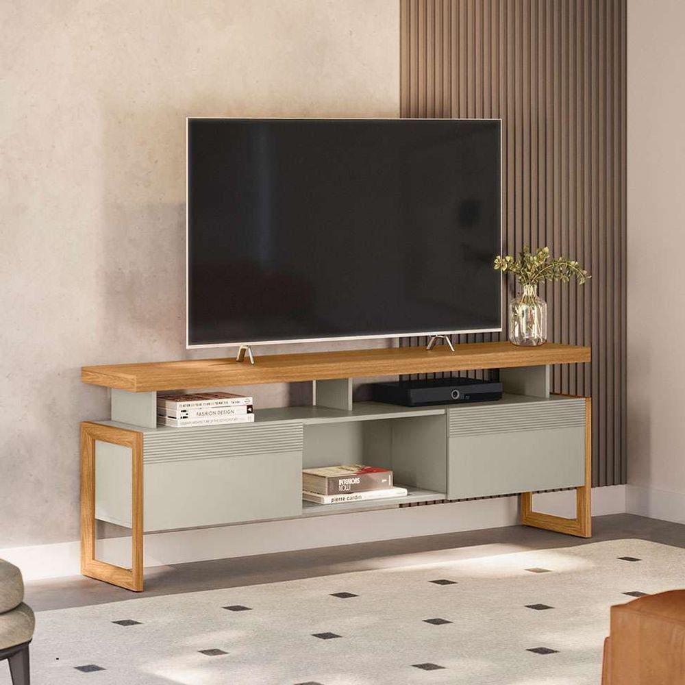 rack esmeralda 2 pt nature e off white 180 cm