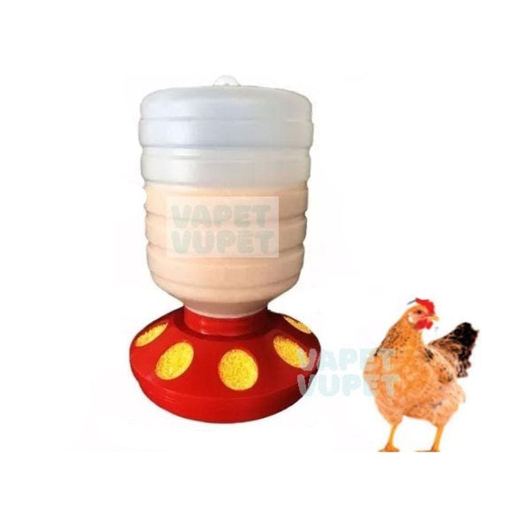 Comedouro 8 Furos Aves 1,5kg Frango Galinha