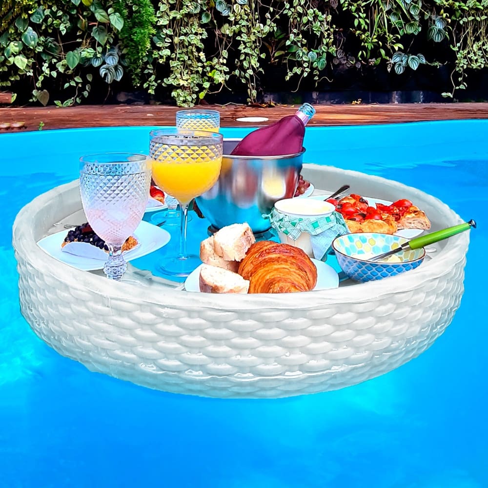 Bandeja Flutuante para Piscina Lazy Lunch