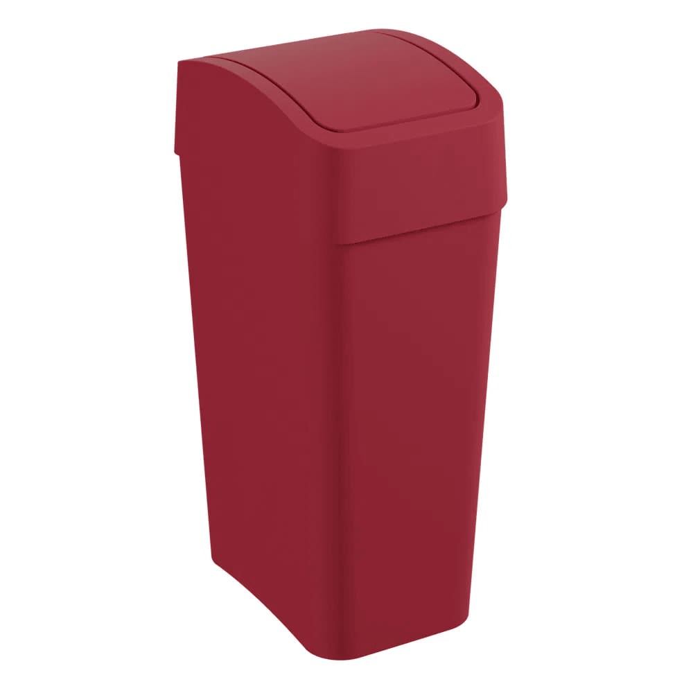 Lixeira com Tampa Basculante 2 Astra Bordô LTB2*BRD
