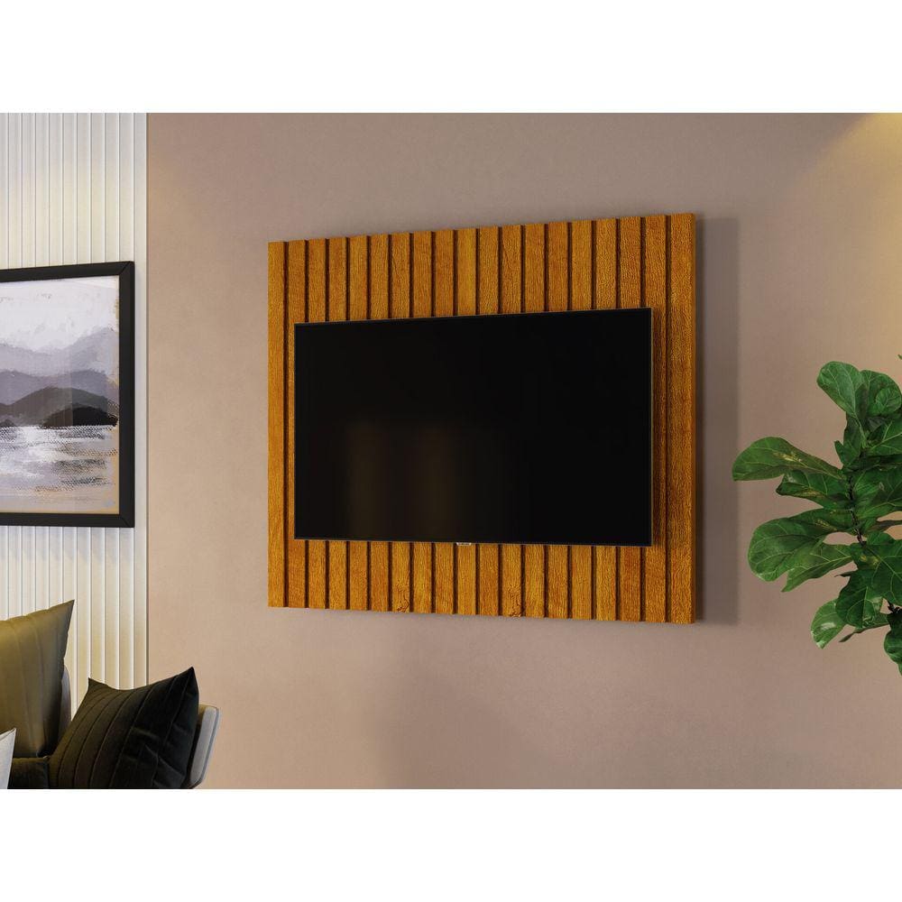 Painel de TV Compacto e Ripado - Ideal para Salas