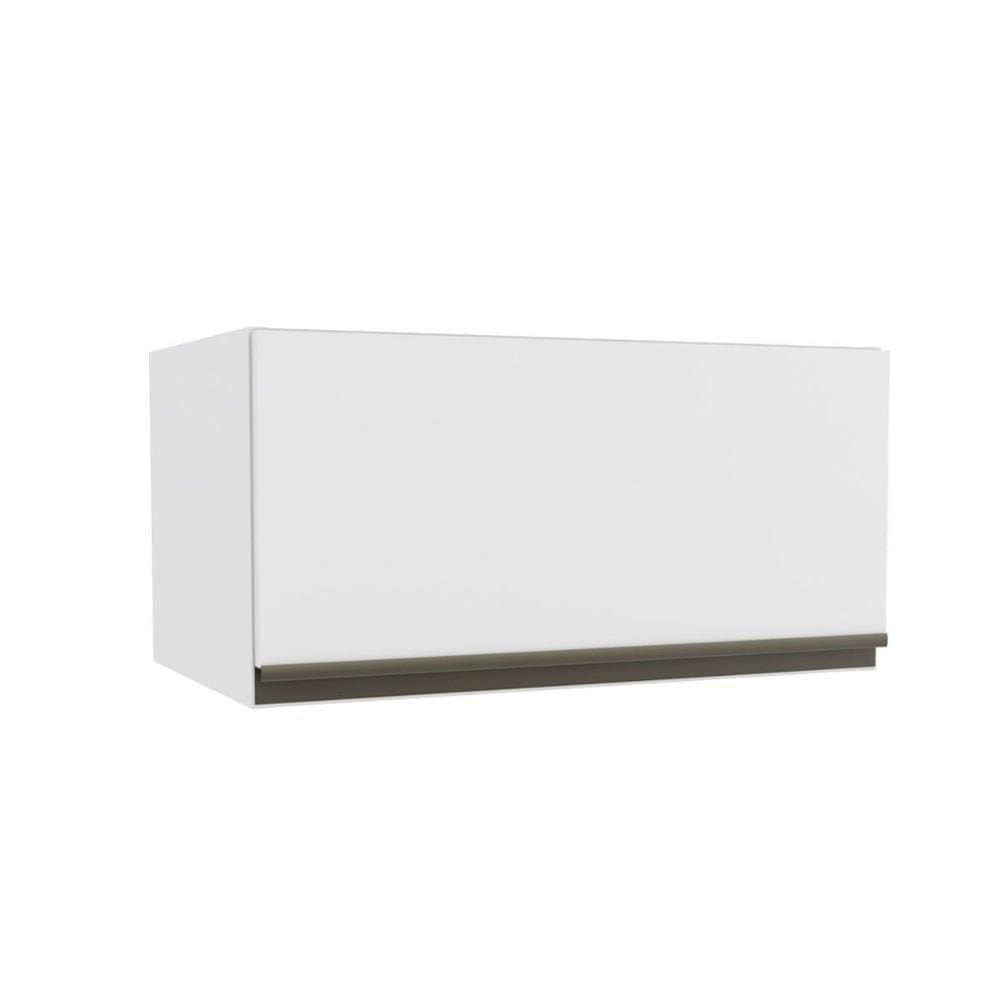 Armário Aéreo Cozinha Modulado Maxxi G C- Porta Basculante cm Polipropileno Branco