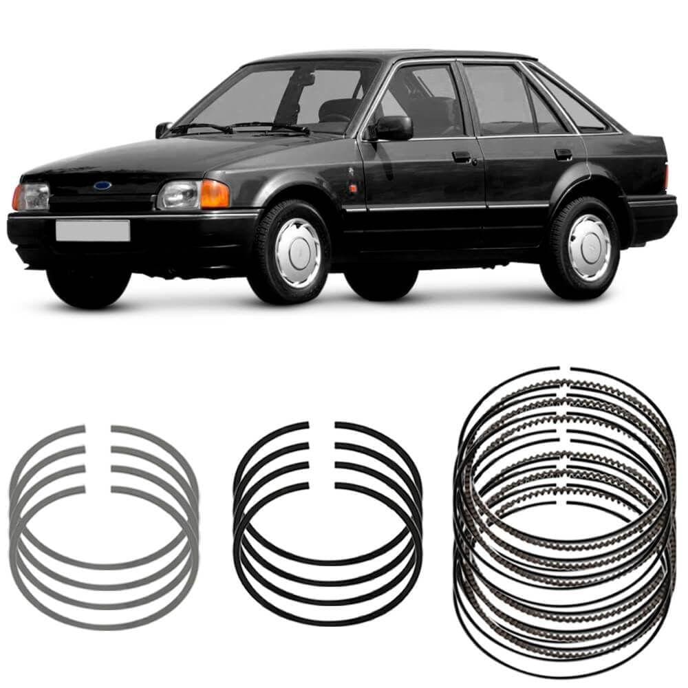 Jogo Anel Segmento Volkswagen Gol 1.6 89 A 94 Metal Leve