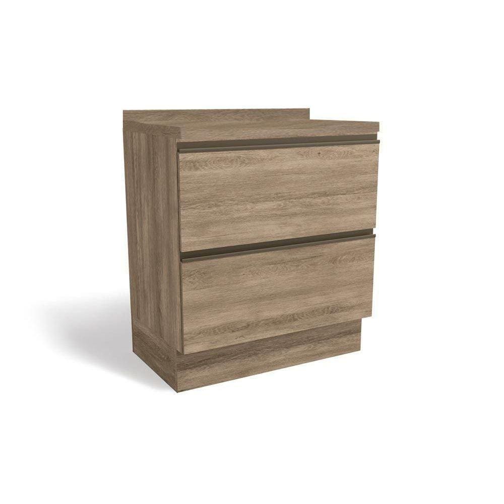 Gabinete De Cozinha Modulado Maxxi G755 2 Gavetas C- Tampo Nogal - Kappesberg