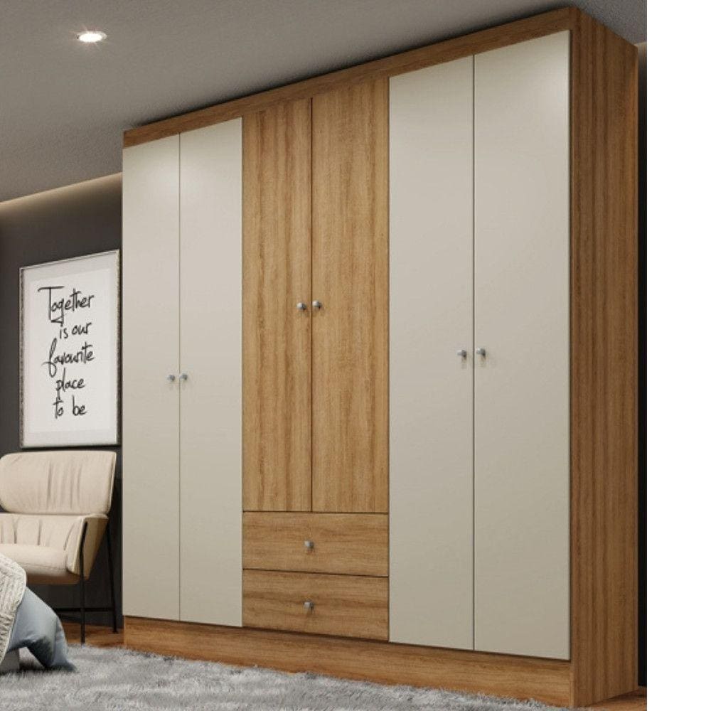 Guarda Roupa Solteiro 6 Portas Astro THB