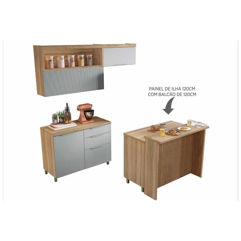 Cozinha Completa Completa Marquesa Gourmet 5 Peças Nature-verde - Nesher