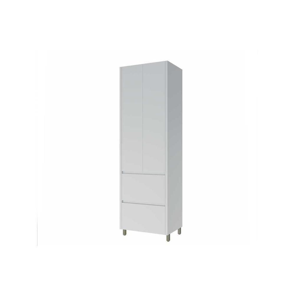 Armário De Cozinha Modulado Paneleiro Rainha C/ 2 Portas E 2 Gavetas 70cm Branca - Nesher