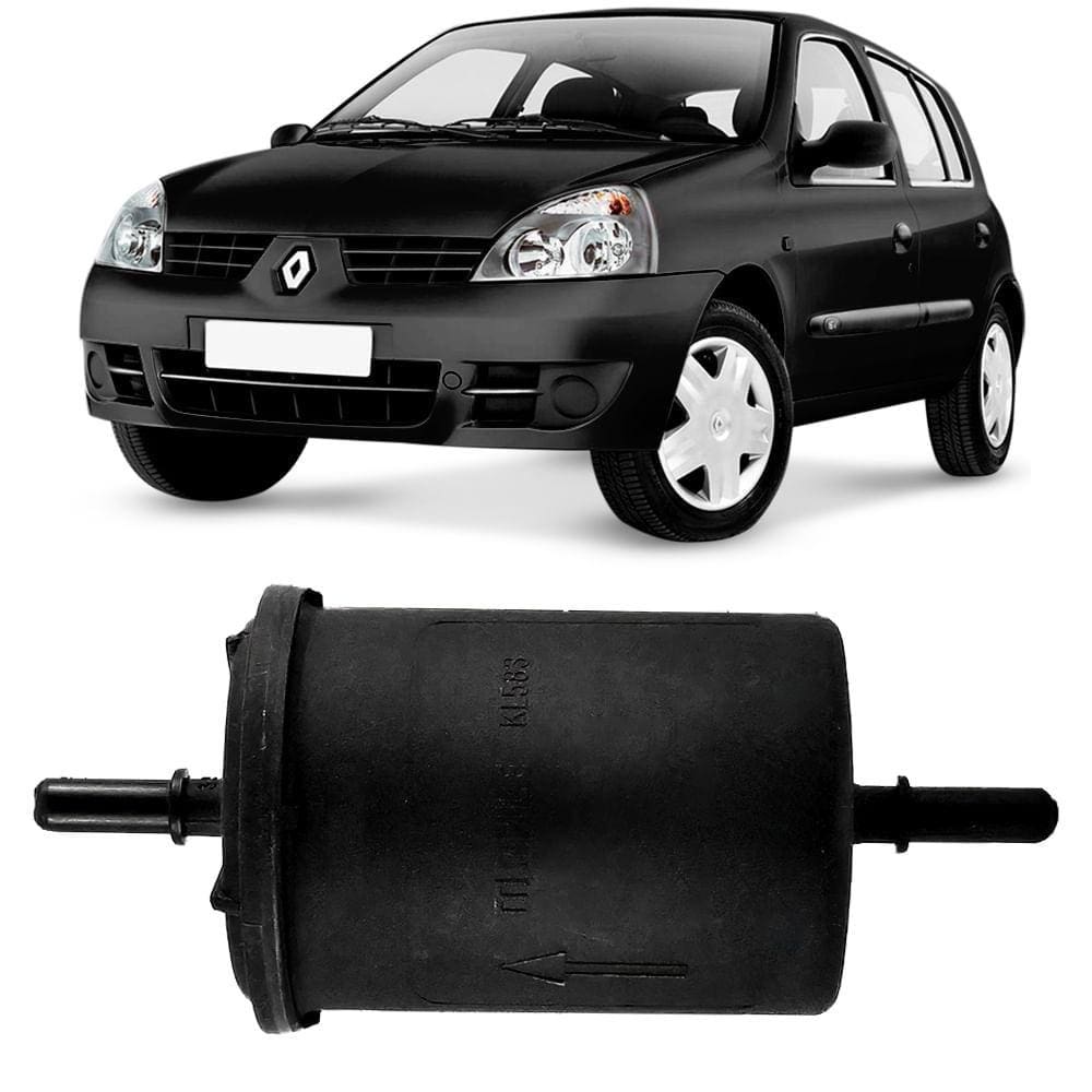 Filtro Combustível Clio Duster Fluence 98 A 2019 Metal Leve