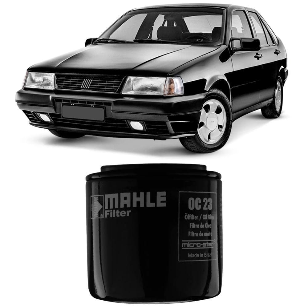 Filtro Óleo Fiat Premio Tempra Uno 84 A 99 Metal Leve Oc23