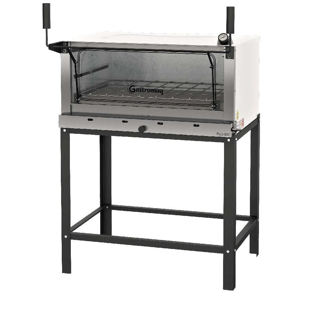 Forno a Gás de Lastro Gastromaq FLG-800E PG Porta Guilhotina Epóxi