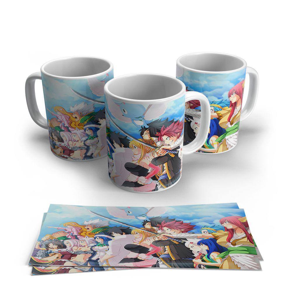 Caneca de Porcelana Fairy Tail modelo 17