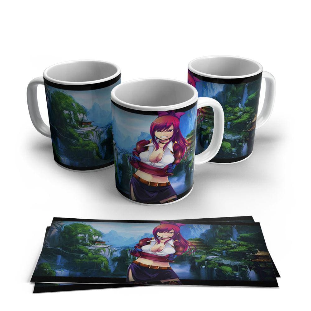 Caneca de Porcelana Fairy Tail modelo 05