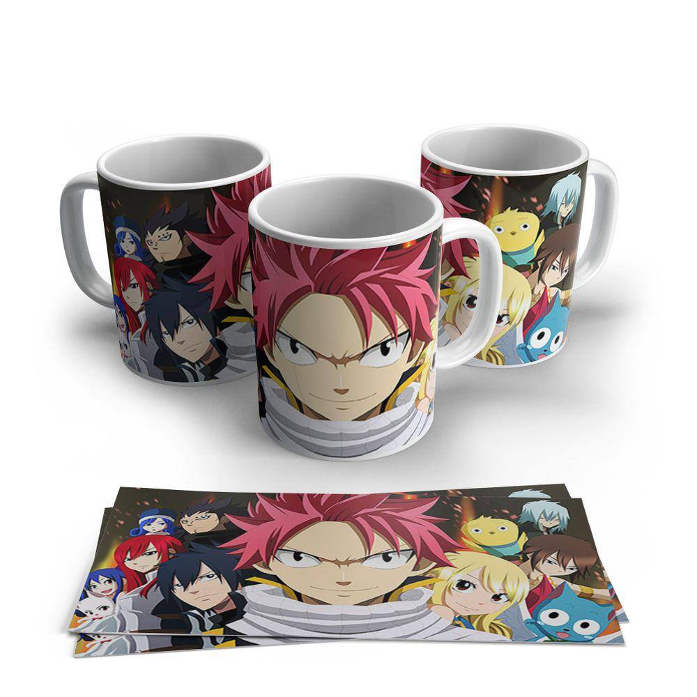 Caneca de Porcelana Fairy Tail modelo 12