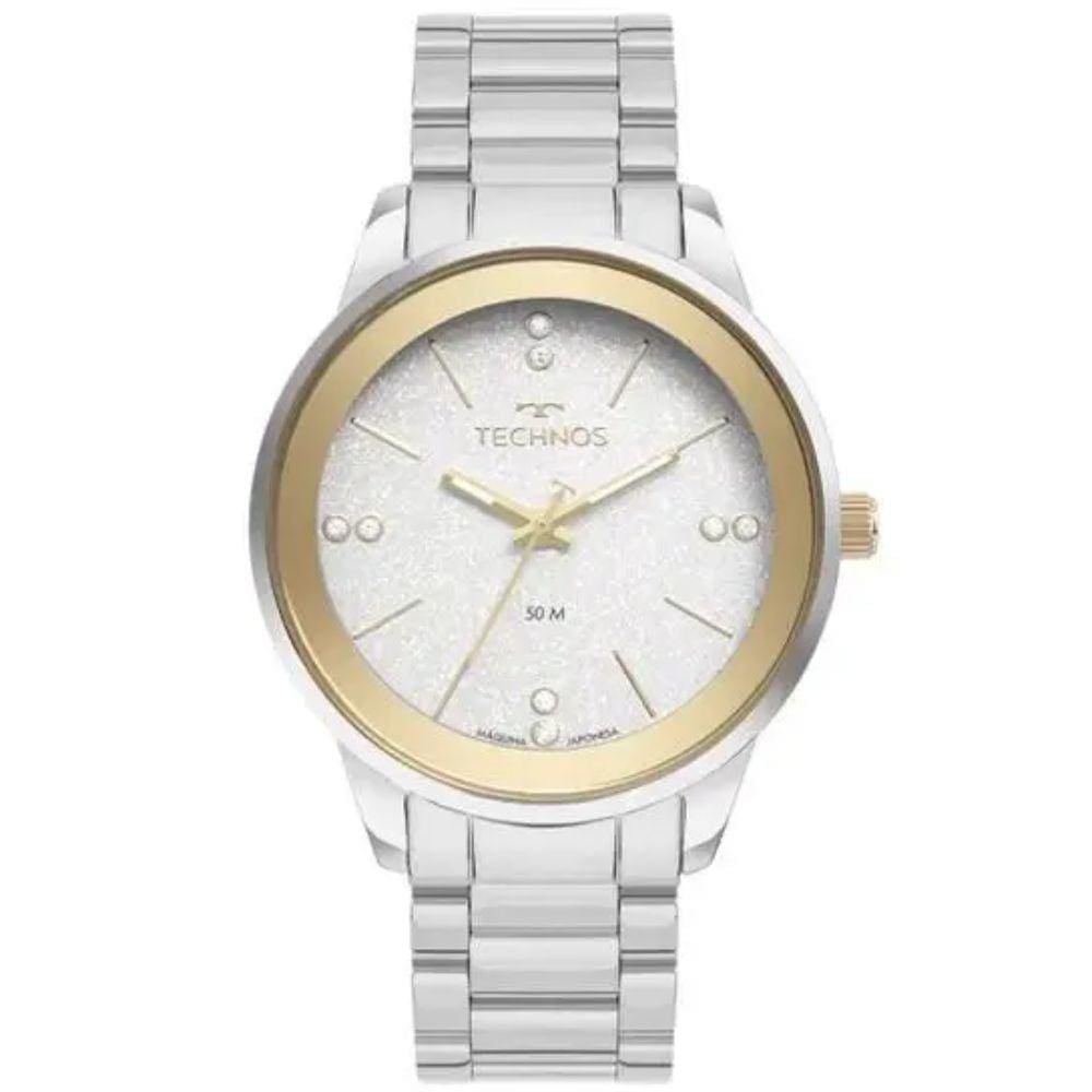 Relógio Technos Feminino Brilho Prata - 2036MRG/1K