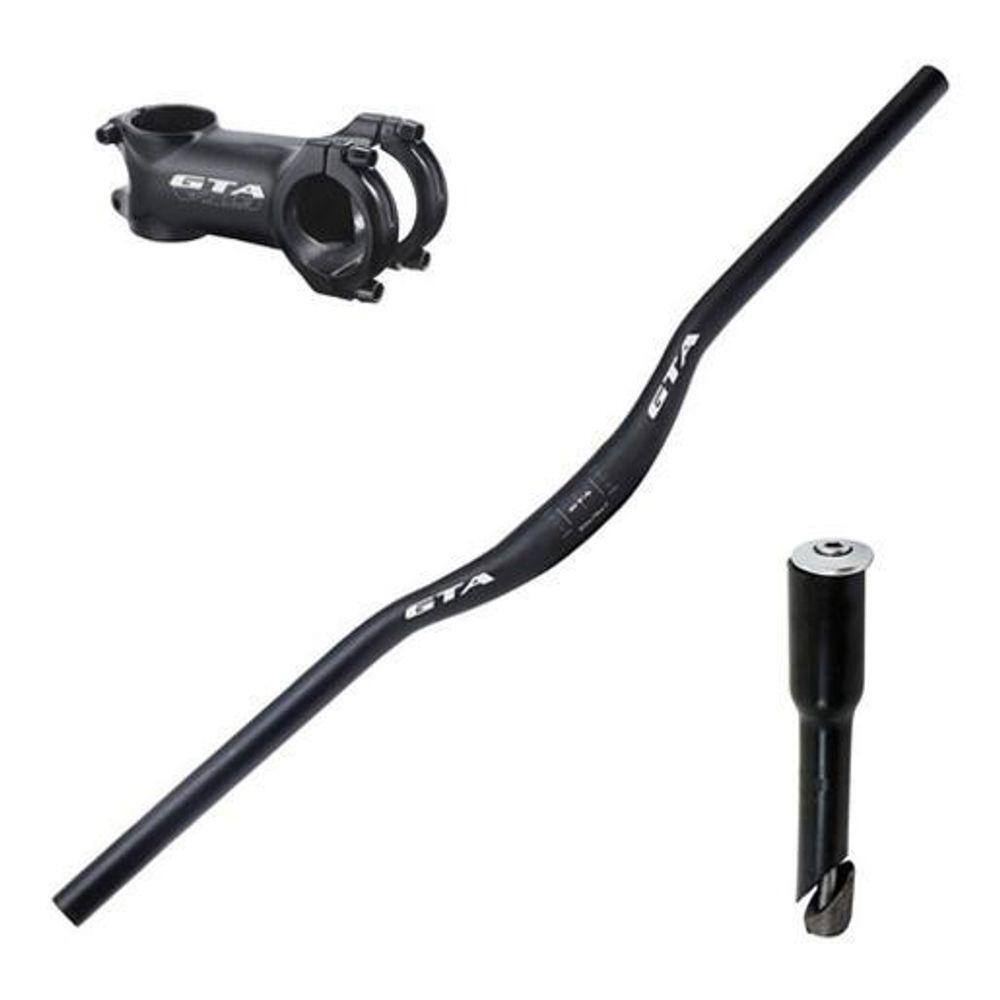 Guidão GTA Downhill Alumínio Preto 720mm x 31.8mm