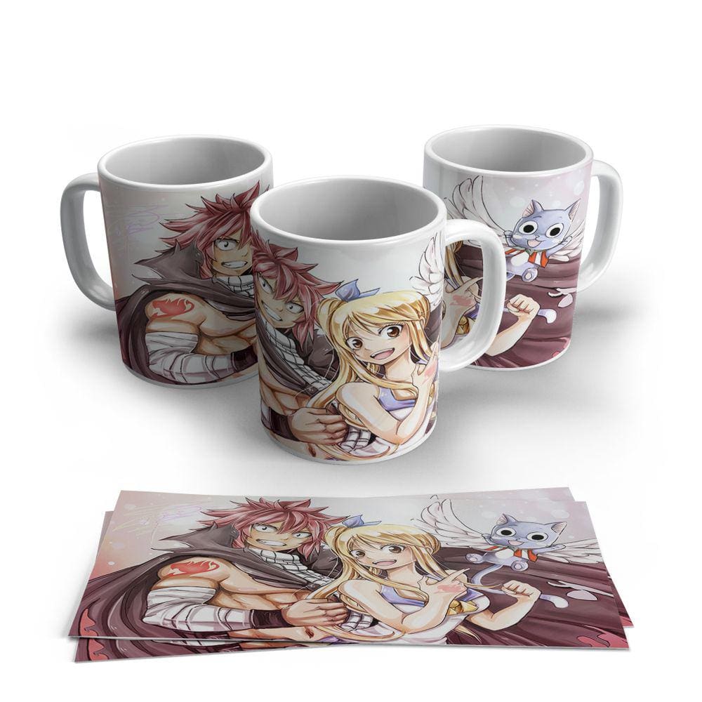 Caneca de Porcelana Fairy Tail modelo 16