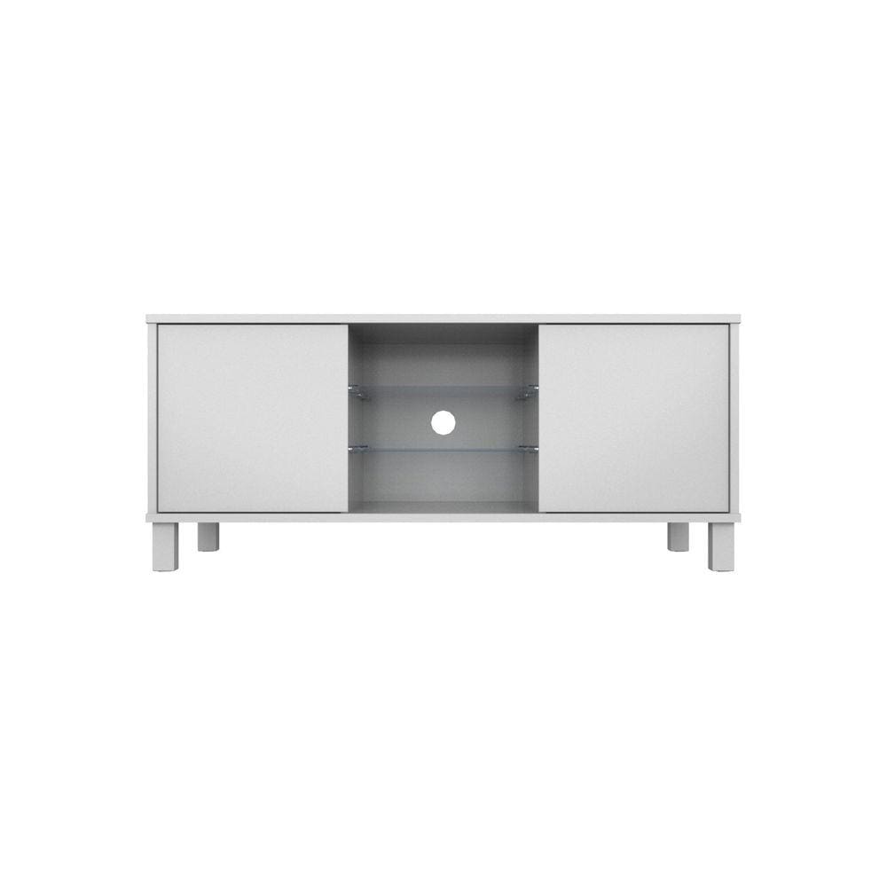 Rack Para TV até 40 Polegadas Cristal Branco