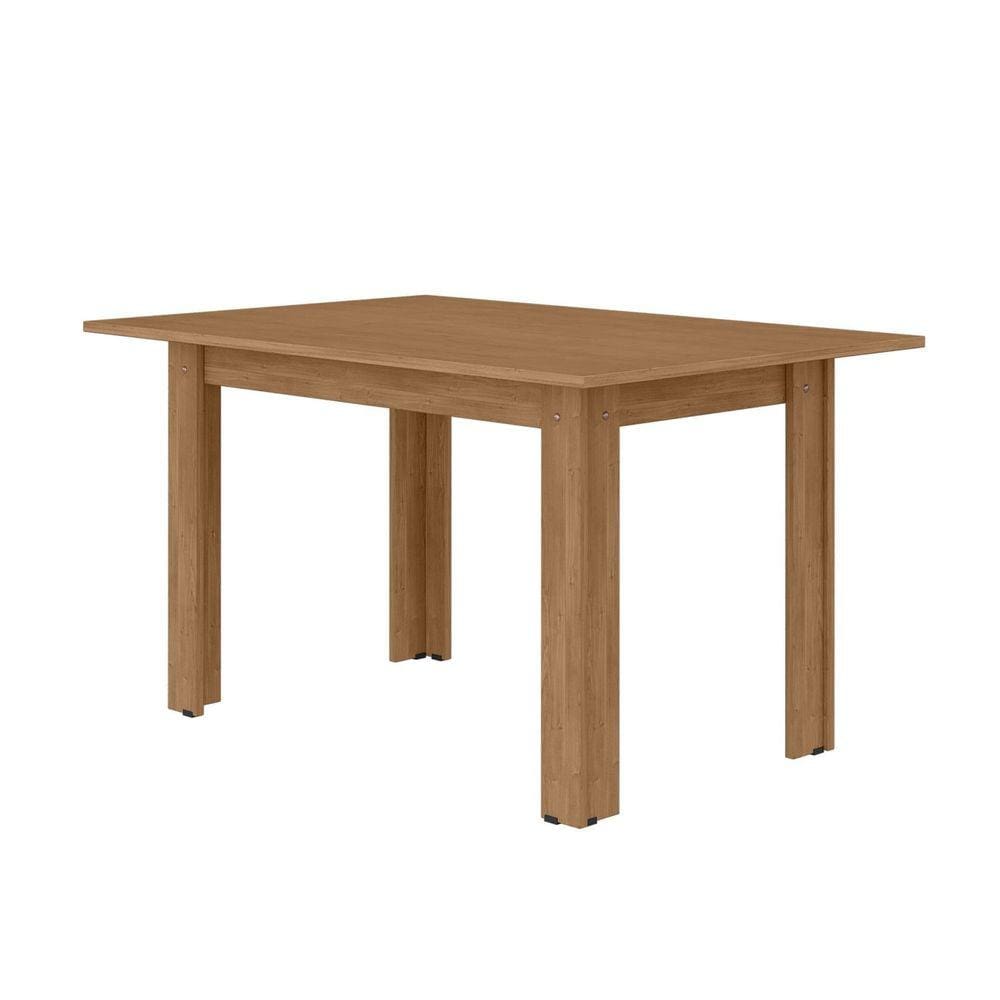 Mesa Retangular 120x80cm TP MDF Lisboa Canela Rústico