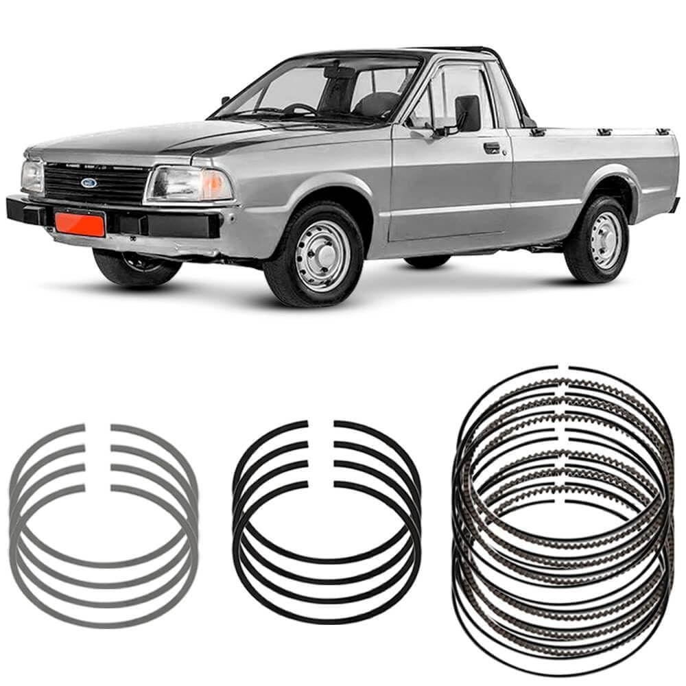Jogo Anel Segmento 0.50 Ford Pampa 1.8 90 A 97 Metal Leve
