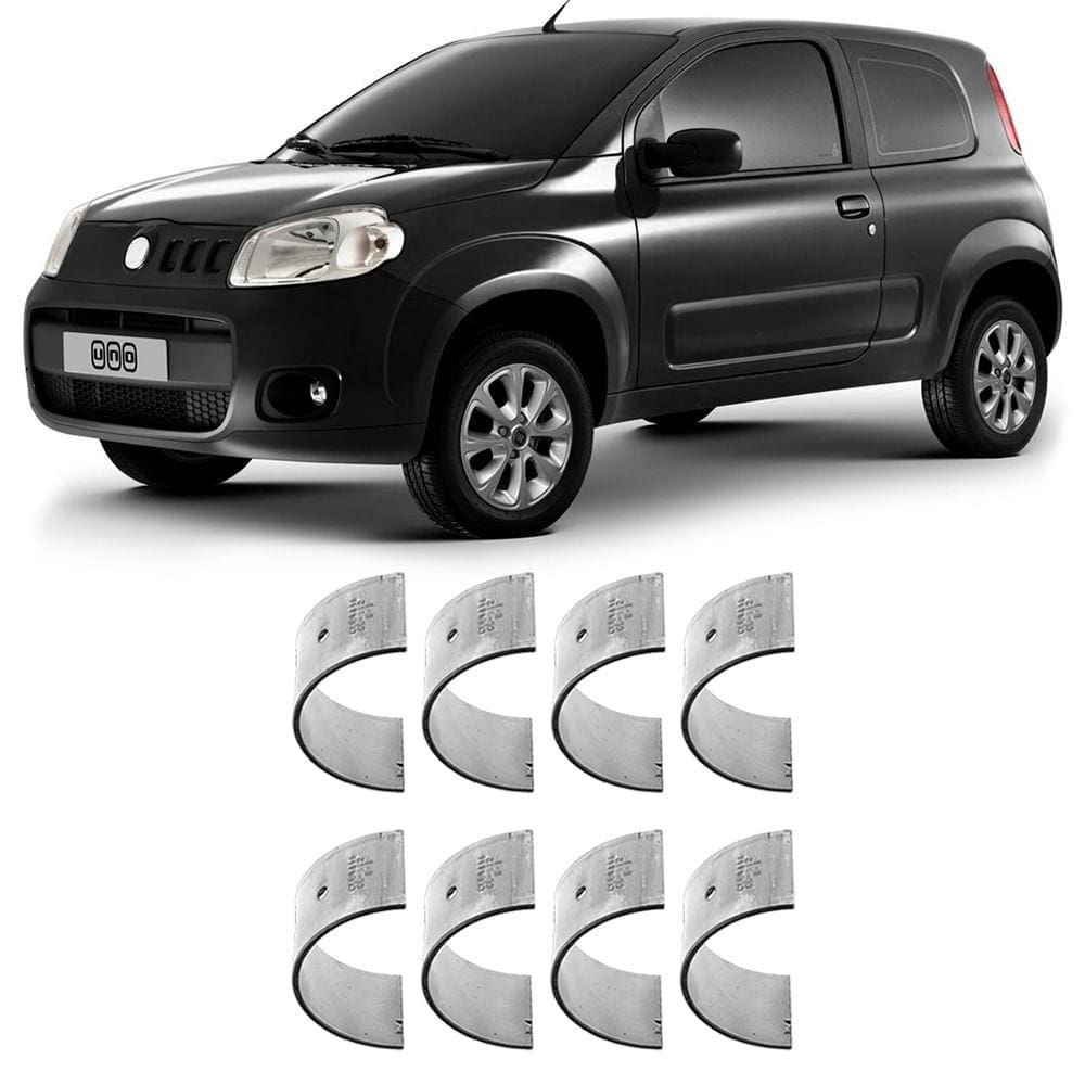Bronzina Casquilho Biela STD Uno Mobi 2001 a 2021 Metal Leve SBB344