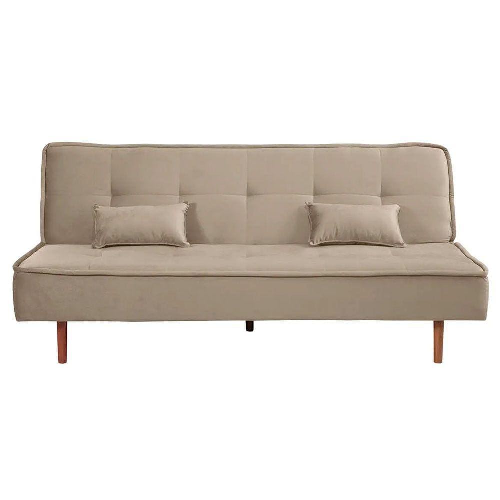Sofá Cama Silver 3 Lugares Reclinável Suede 192 cm Speciale Home