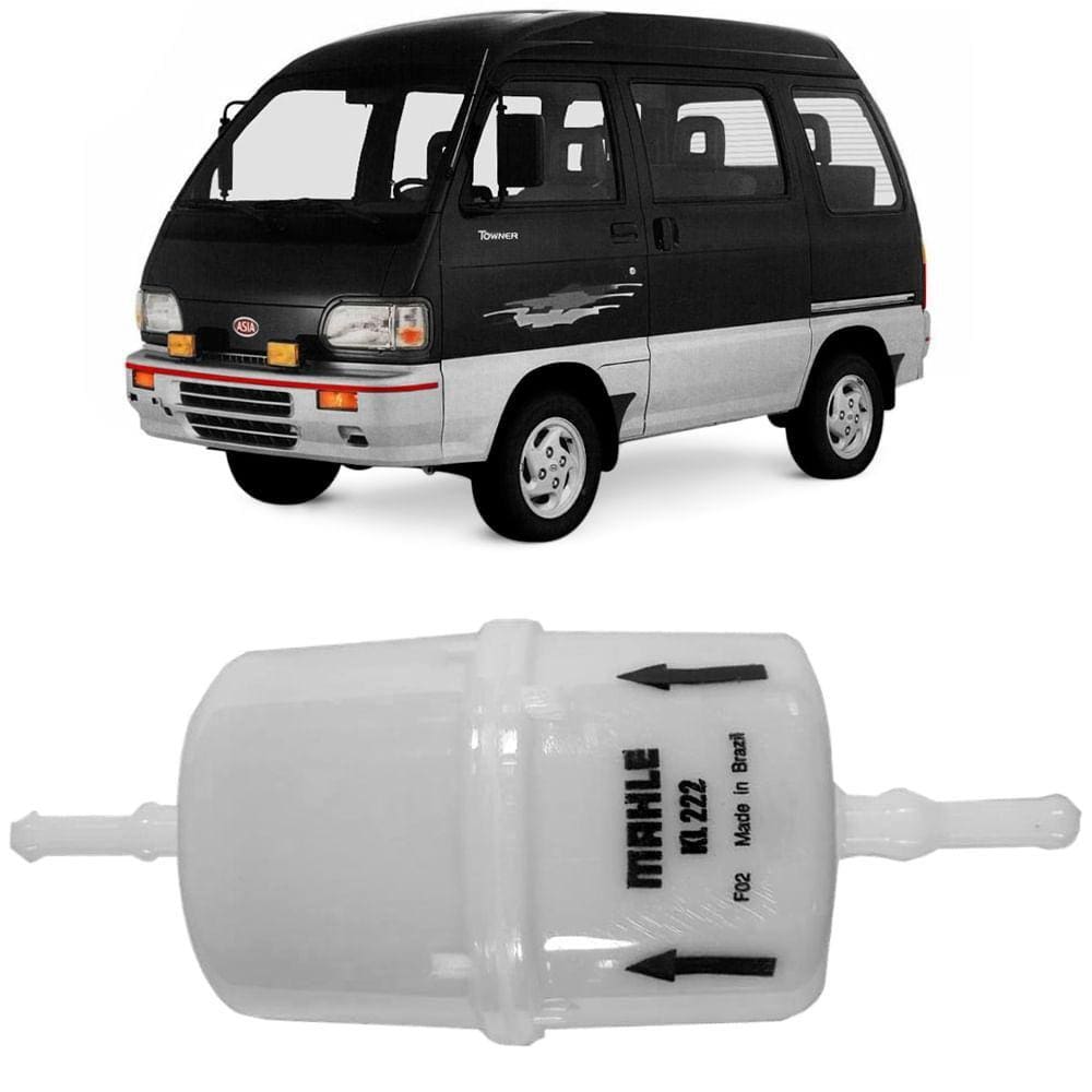 Filtro Combustível Asia Towner 93 A 2007 Metal Leve Kl222
