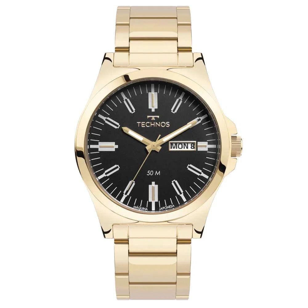 Relógio Technos Masculino Steel Dourado 2305BB/1P