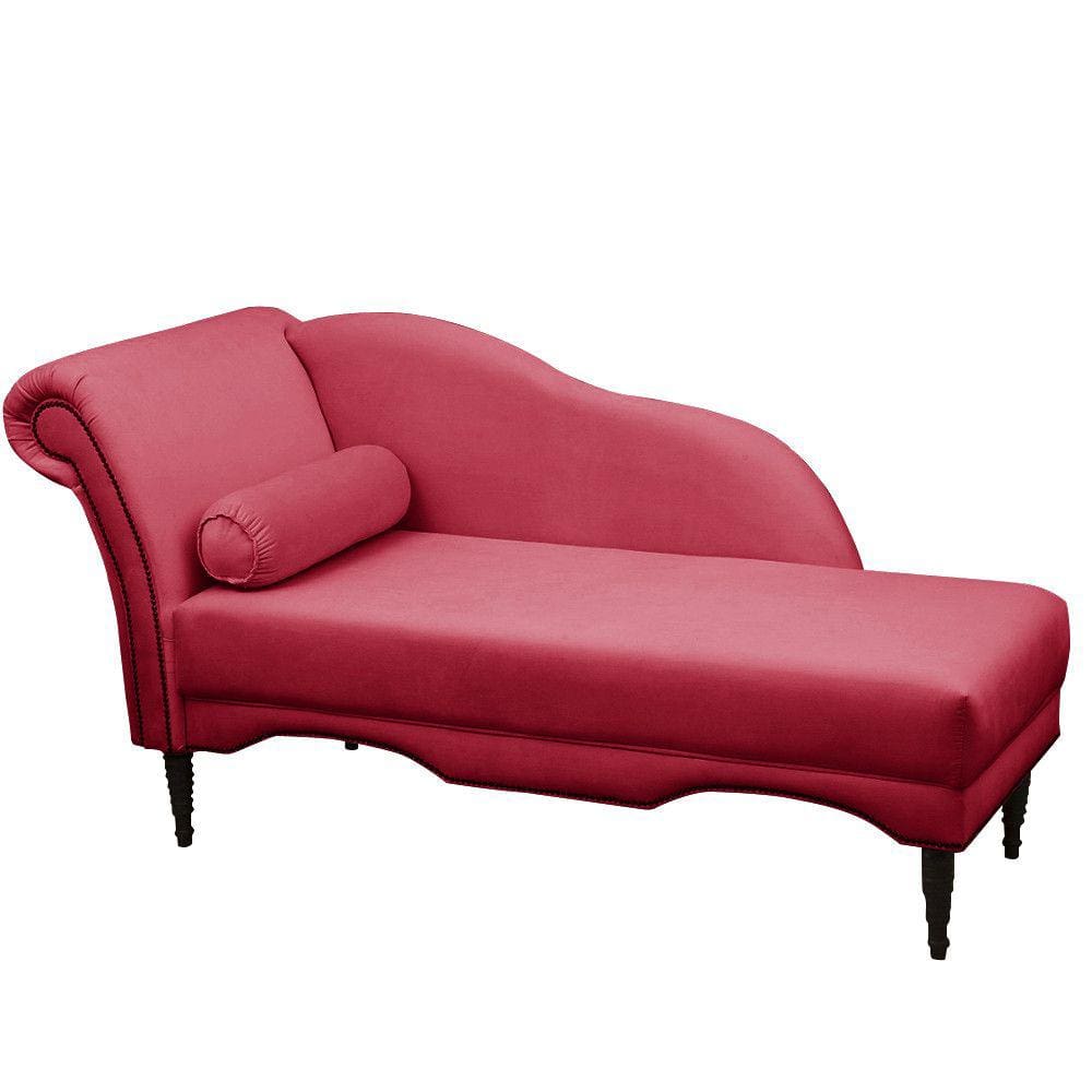 Divã Chaise Copenhagen Veludo 1,60cm Speciale Home