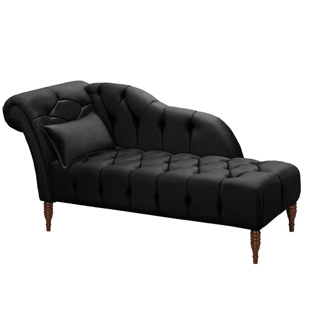 Divã Chaise Montreal Veludo 1,60cm Speciale Home