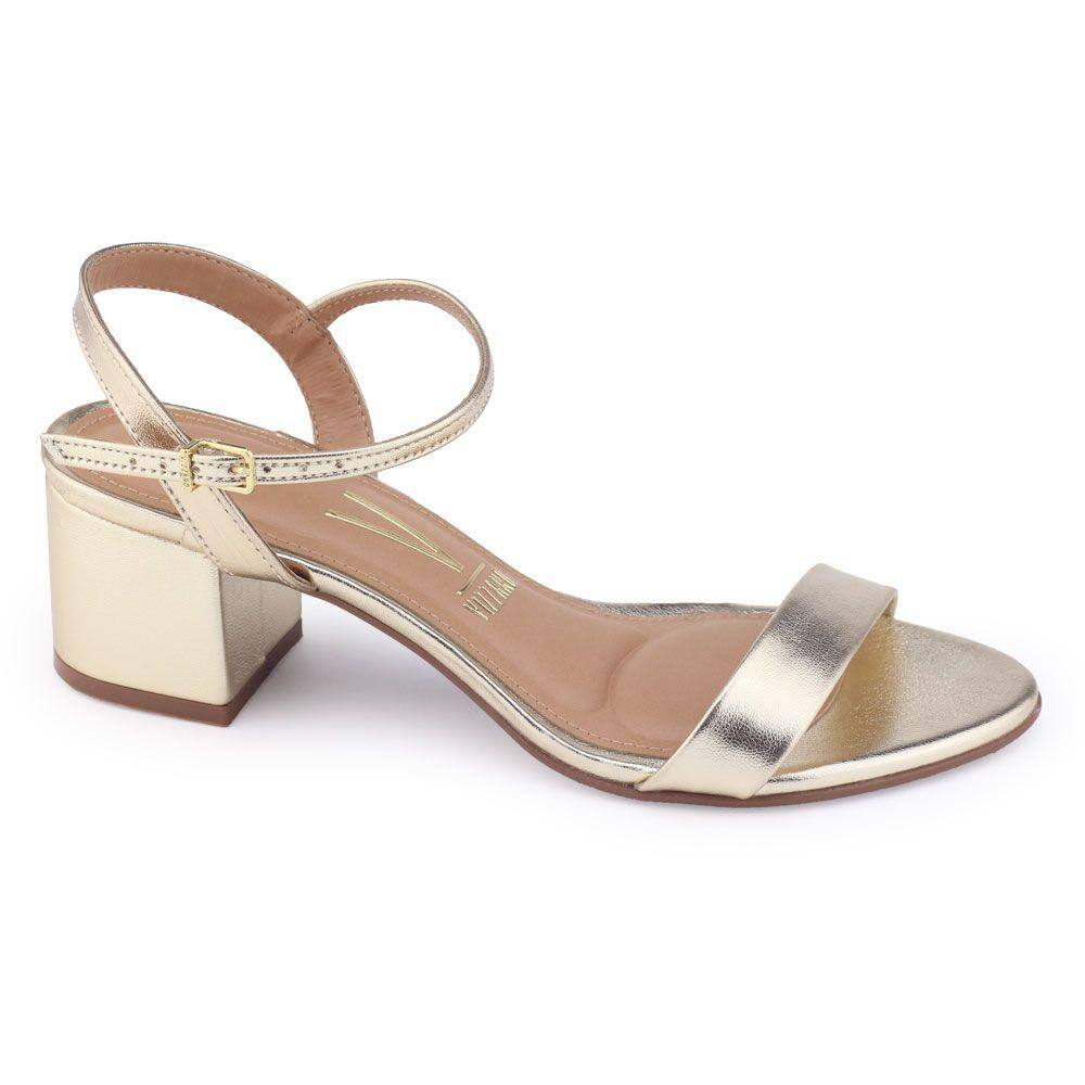 Sandália Feminina Vizzano 6291.1400 salto bloco médio 5cm