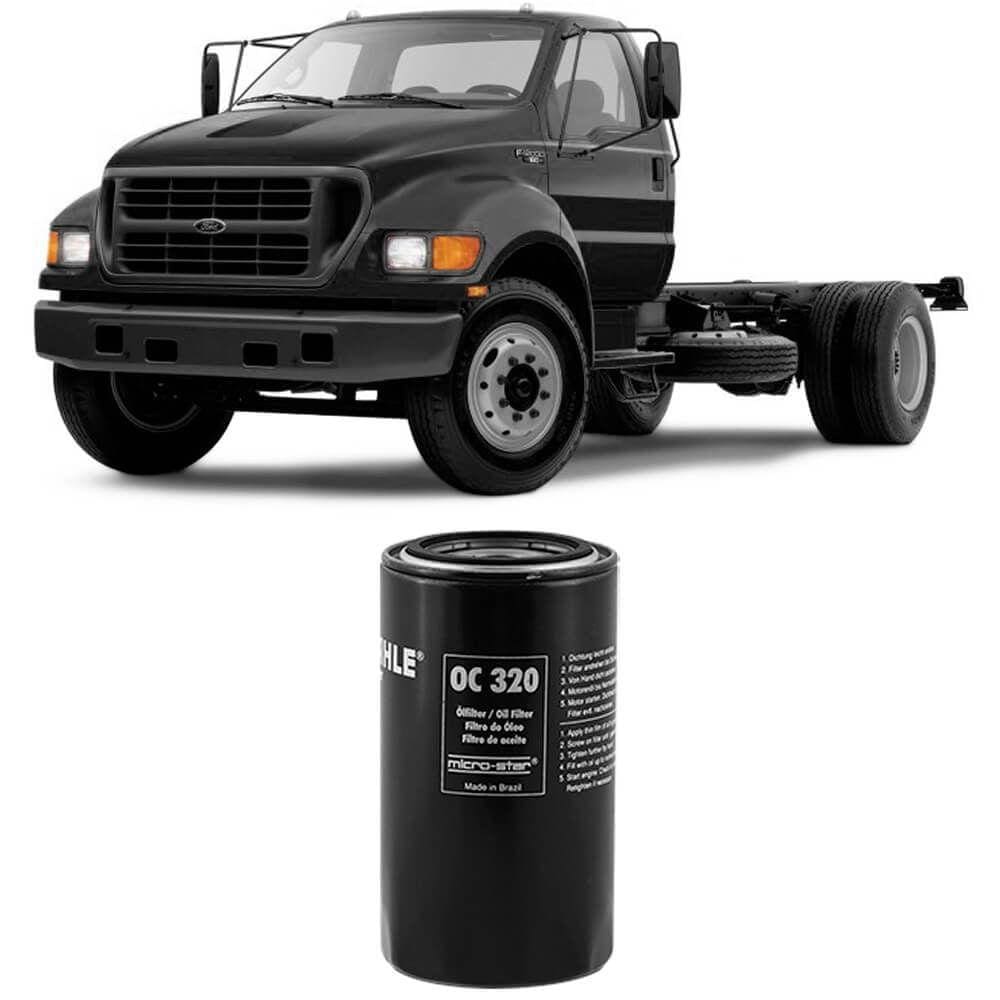 Filtro Óleo Ford F12000 Cummins 6 Btaa 99 A 2005 Metal Leve
